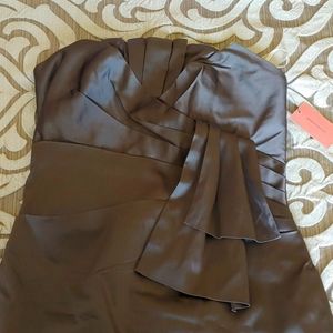 Phoebe couture grey tube dress strapless